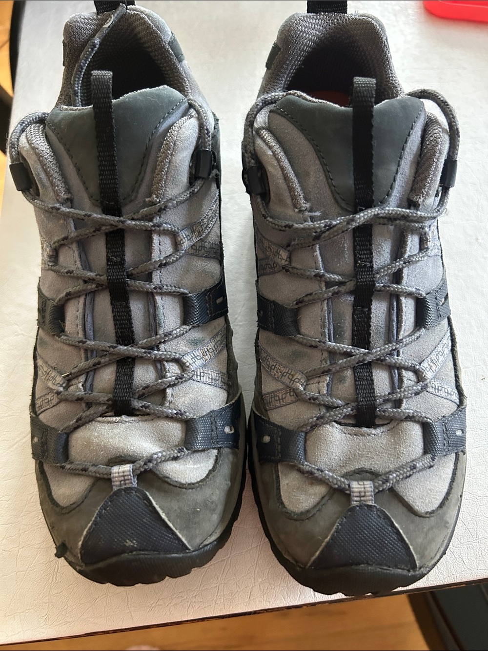 Women's Gray Athletic Trail Shoes - Lightweight Support
